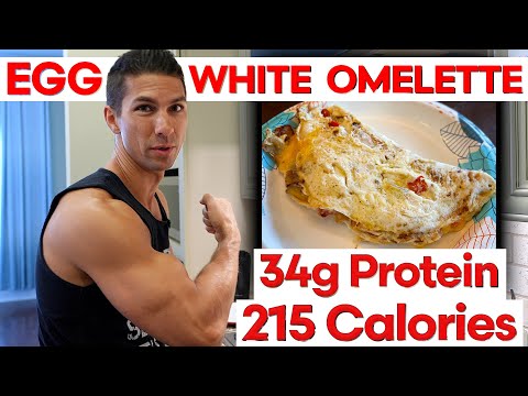 HEALTHY Egg White Omelette Recipe – High Protein Low Calorie Breakfast for WEIGHT LOSS