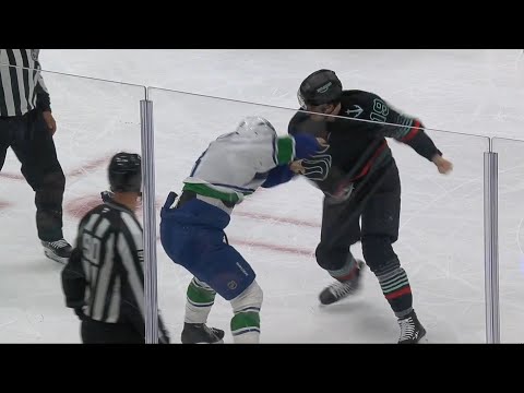 Jared McCann Drops The Gloves With Connor Garland