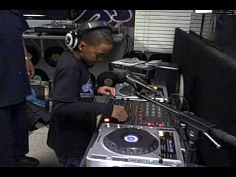9 year old lil' DJ JF and DJ Jf the Legend showing off