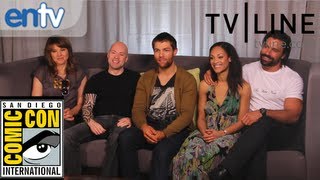 Liam McIntyre, Lucy Lawless & \