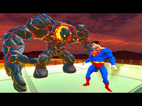 5 Levels of Lava Golem - Animal Revolt Battle Simulator