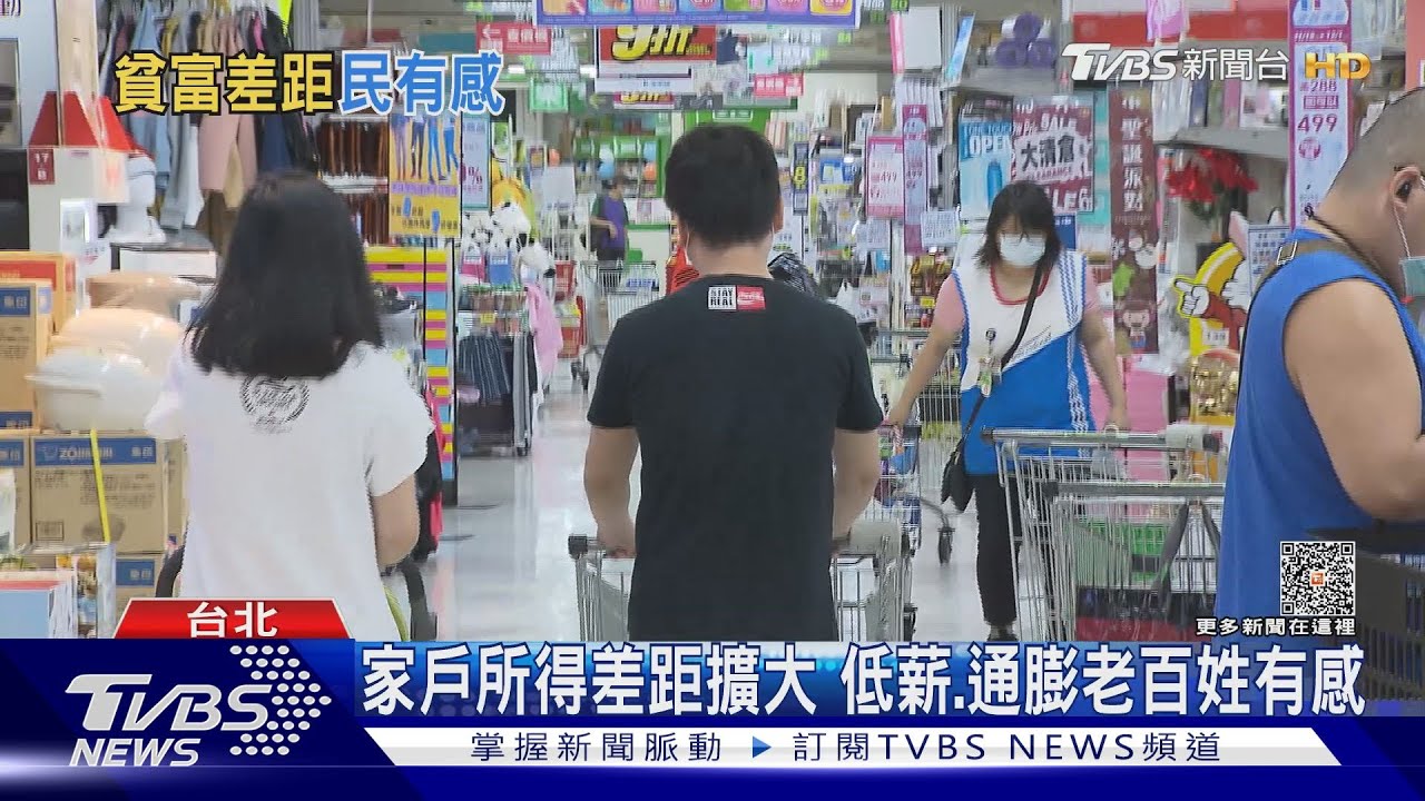 台灣每5人就有1窮人? 主計總處駁:窮人比率低於歐美日韓