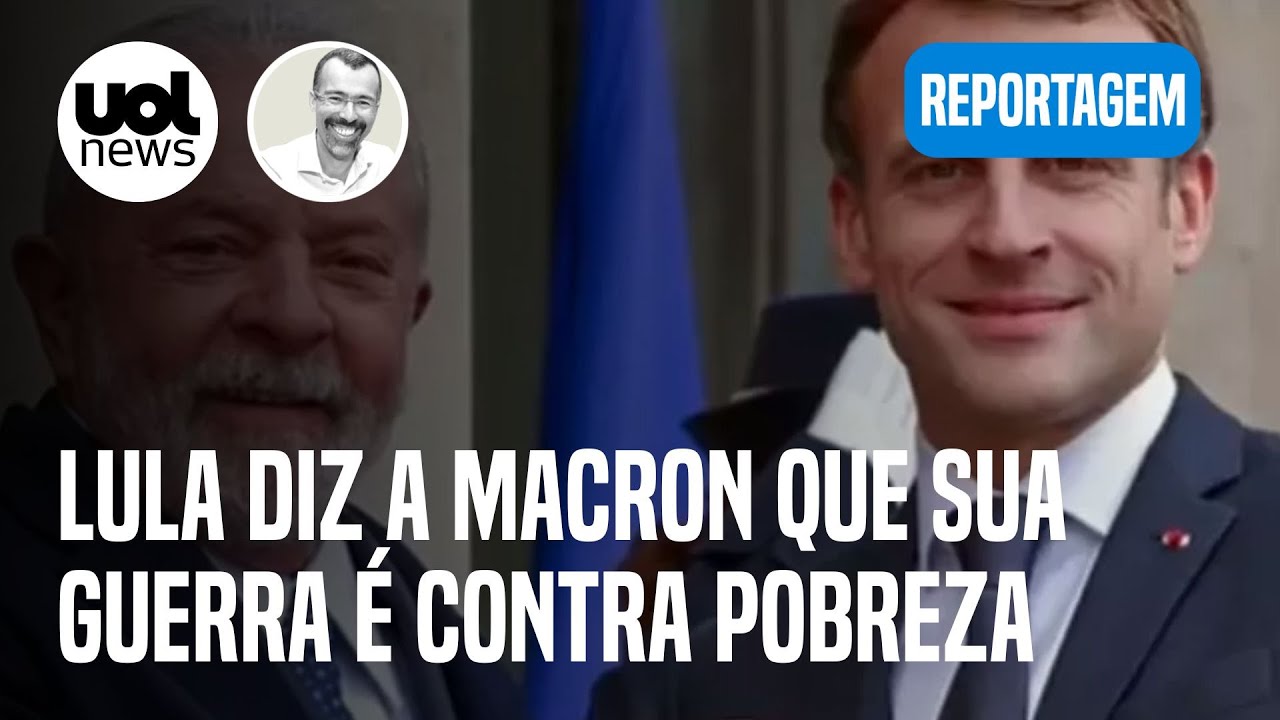 Pressionado por Ucrânia, Lula diz a Macron que sua guerra é contra pobreza | Jamil Chade