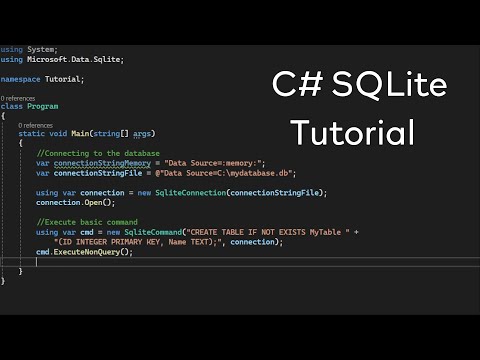 C Sqlite Tutorial Microsoft Data Sqlite