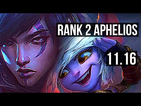 APHELIOS & Thresh vs TRISTANA & Zilean (ADC) | Rank 2 Aphelios, Rank 11 | NA Challenger | v11.16