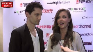 Katharine Isabelle & John Emmet Tracy American Mary Interview video