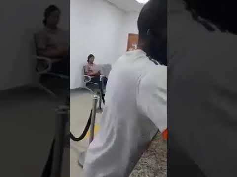 man cry out as his money turn to paper in the bank he went to deposit it