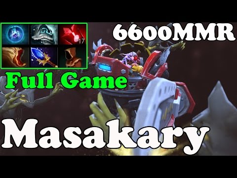 Dota 2 - Masakary 6600 MMR Plays Timbersaw - FULL GAME - Ranked Gameplay