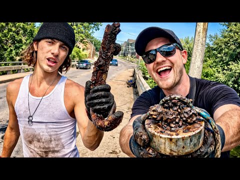 We Stumbled Upon A Honey Hole Magnet Fishing And Hit The Jackpot!! ￼