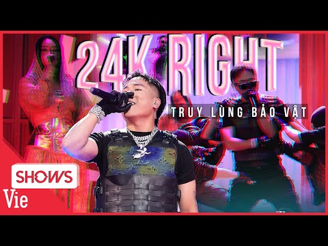 Truy Lùng Bảo Vật - 24k.Right giữ vững phong độ quậy banh chung kết RAP VIỆT MÙA 3