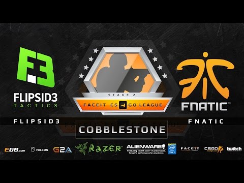 Flipsid3 vs Fnatic - Cobblestone (FACEIT League 2015 Stage 2 EU)