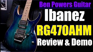 Video thumbnail for Ibanez RG470AHM - Review & Demo - Blue Moon Burst by Ben Powers Guitar
