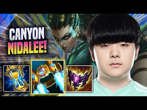 CANYON SHOWTIME WITH NIDALEE! - DK Canyon Plays Nidalee JUNGLE vs Diana! | Season 2022