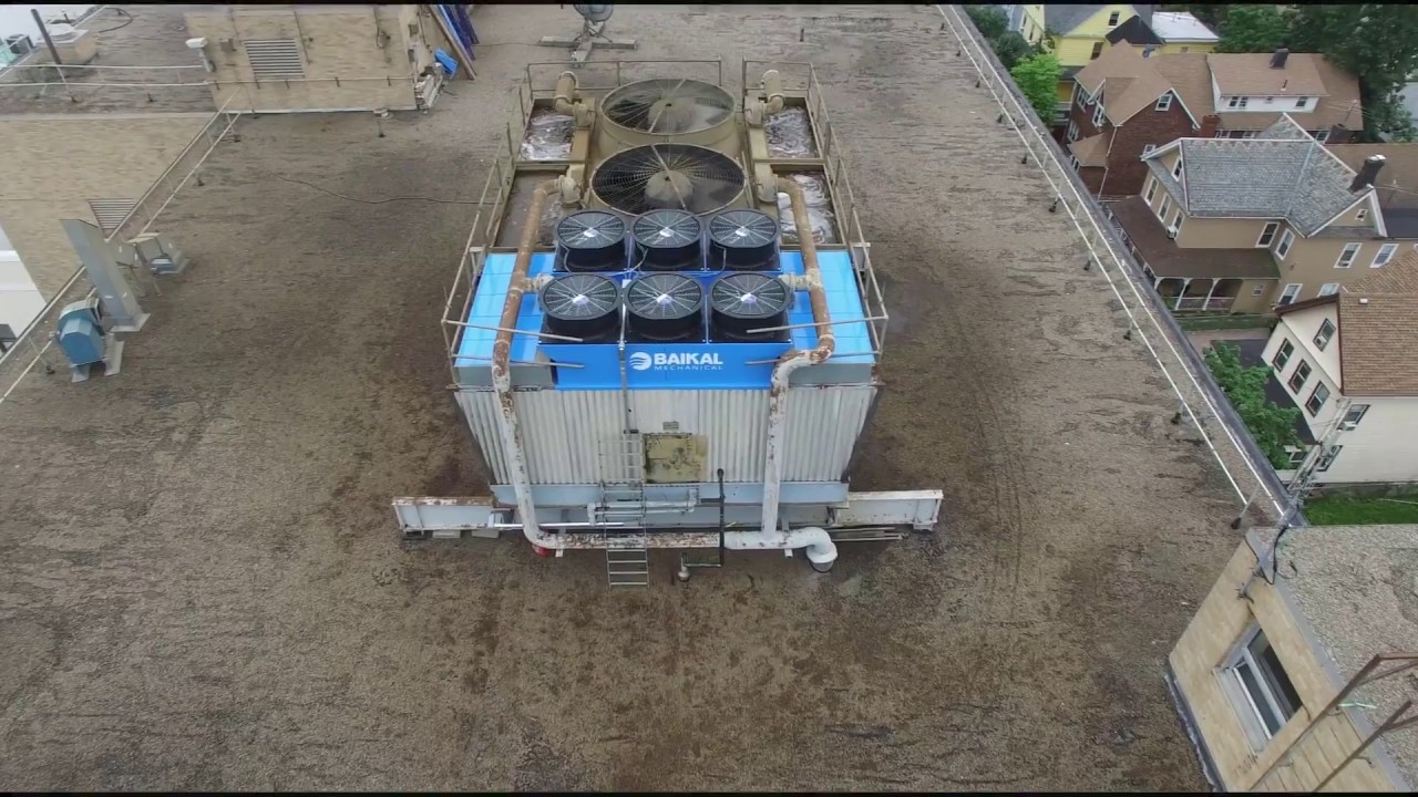 Baikal mechanical Cooling tower fan retrofit.