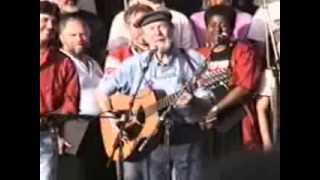 Pete Seeger performs "Amen/Freedom/Union" at 1997 Folklife
