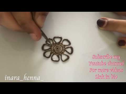 Inara Henna Beginners Henna Tutorial Chapter 3 Basic Flowers