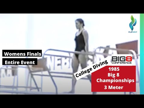 1985 Big 8 Championships -  Womens 3 Meter Diving Springboard Diving
