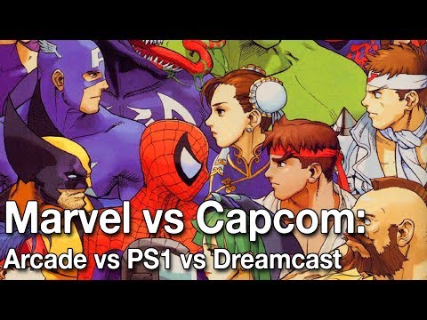 Marvel vs. Capcom: Arcade vs PS1 vs Dreamcast Comparison