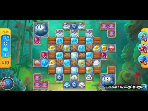 fishdom gameplay / level 7324 / It is like the ads? / thank you 피쉬돔 / 모바일 게임 / 중독성 있는 게임 / 구독 좋아요