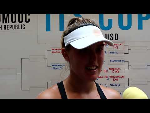 Julie Štruplová po prohře ve 2. kole | ITS Cup Olomouc 2023
