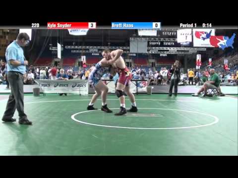 Fargo 2012 220 Round 1: Kyle Snyder (Maryland) vs. Brett Haas (Iowa)