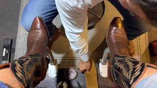 Cowboy boots | Angelo Shoe Shine ASMR