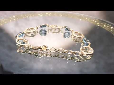 Blue topaz bracelet