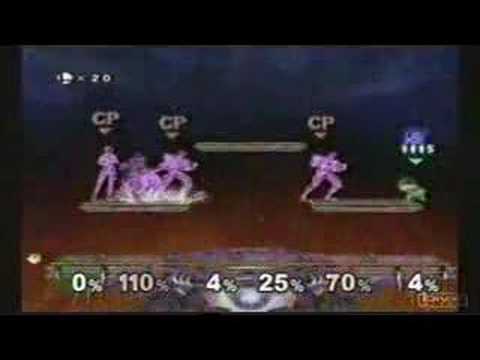 Cruel Melee immobilization Ness, Samus and Ganondorf