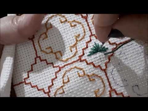 Caminho de mesa com Ponto Ilhós Diamante Parte IV