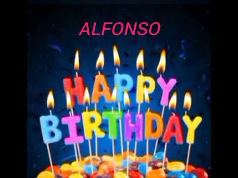Alfonso Name Happy Birthday to you Video Song Happy Birthday Song with names