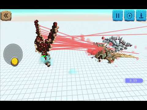 super alien VS hybrid hydra(animal revolt battle simulator)