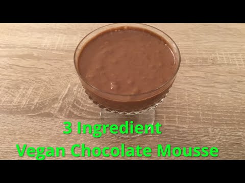 Vegan Chocolate Mouse With Aquafaba Water