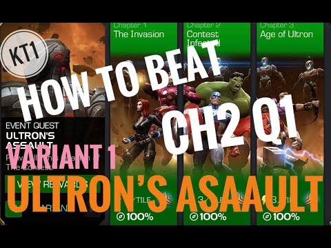 How To Defeat Variant 1 - Ultron’s Assault Ch2 Q1