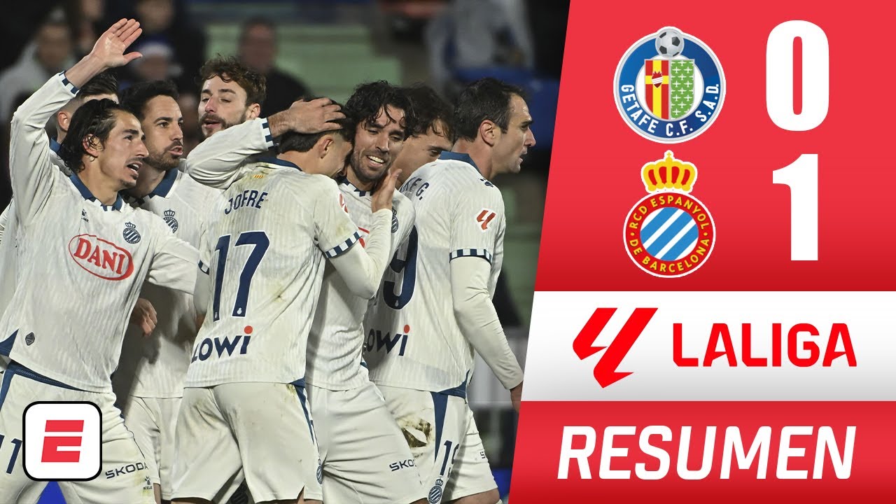 Espanyol consigue 3 puntos de oro al ganar 1-0 a Getafe y se mete en puestos europeros | La Liga