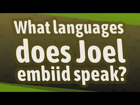 What languages does Joel embiid speak?
