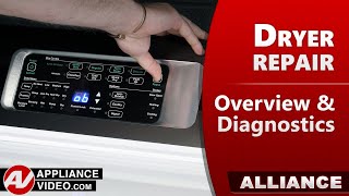 Speed Queen DR7000WE Dryer Overview and Diagnostic Mode
