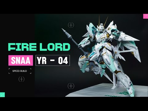 SNAA 1/100 YR-04 FIRE LORD | MODEL KIT | SPEED BUILD | ASMR BUILD |