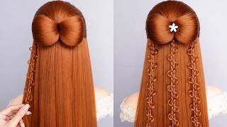 So CUTE! Easy And Unique Hairstyles For Long Hair Girls | Simple & Beautiful Hairstyles Tutorial