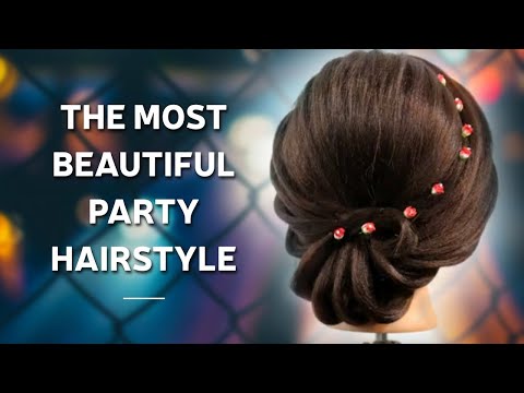 The Most Beautiful Party Hairstyle | Step By Step Hair Updo | Hairstyle Tutorial | Pooja Goel
