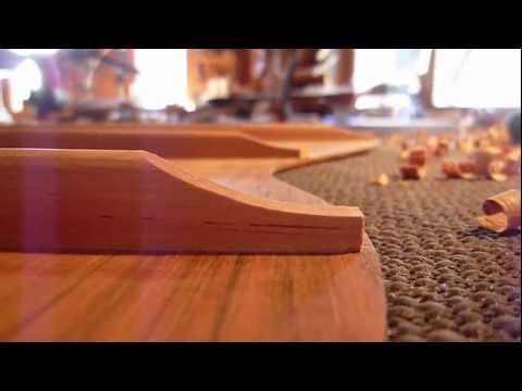Boden Balken hobeln und ausfedern