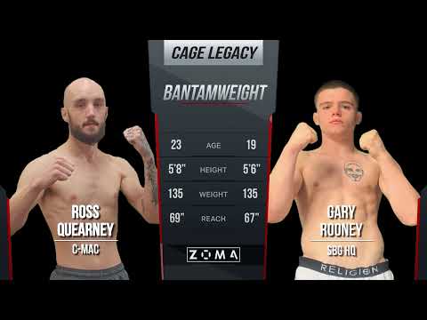 Ross Quearney (C-MAC) V Gary Rooney (SBG HQ) - Cage Legacy 14