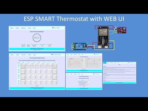 Tech Note 148 - ESP Smart Thermostat/Timer  (ESP32 or ESP8266)