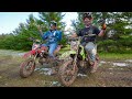 Pit Bike Race In The Muddiest Conditions