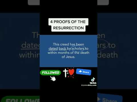 4 proofs for the resurrection of Jesus