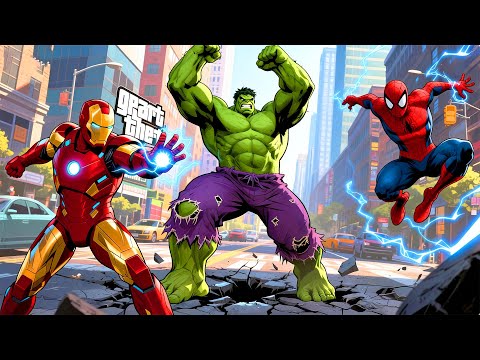 SPIDER-MAN, IRON MAN, HULK GAME ANIMATION