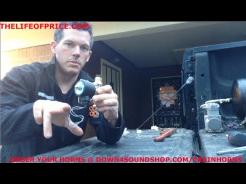HORNBLASTER TRAIN HORN INSTALL ON JPS LIFTED F150 PART 3!