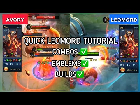 🐎 Quick Tips For Leomord ~ MANIAC Gameplay! [Top Global Leomord] Avory - Mobile Legends