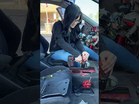 New shifter and shifter cables on the k-swap Integra!