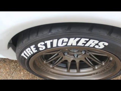 Tire Stickers Install. It's Game Changer