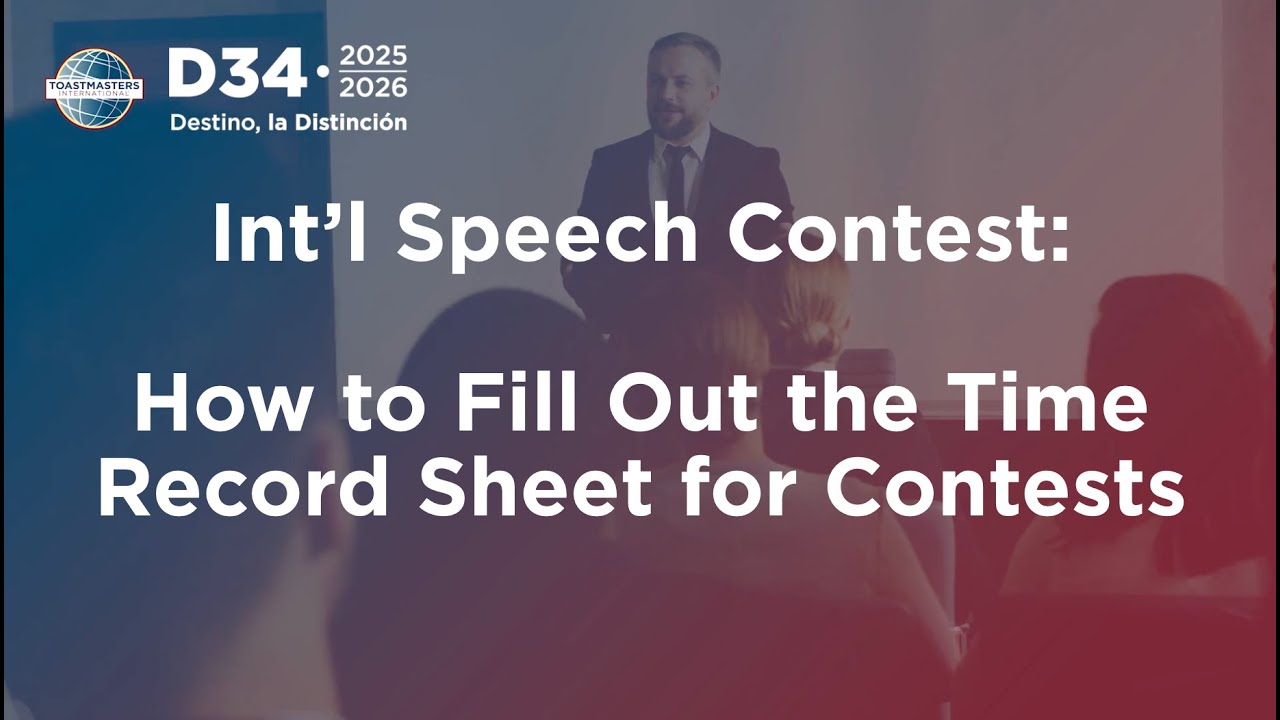 How to Fill Out the Time Record Sheet for Contests